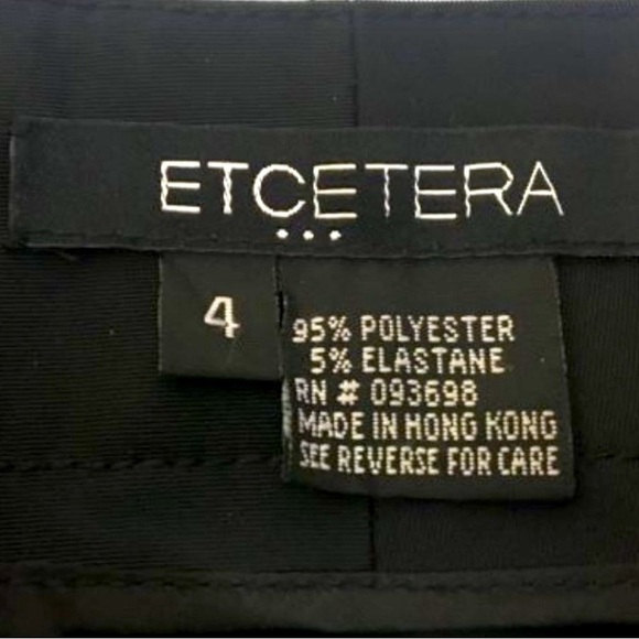 ETCETERA Black Pant with Gunmetal Stud Embellishment - Picture 5 of 6